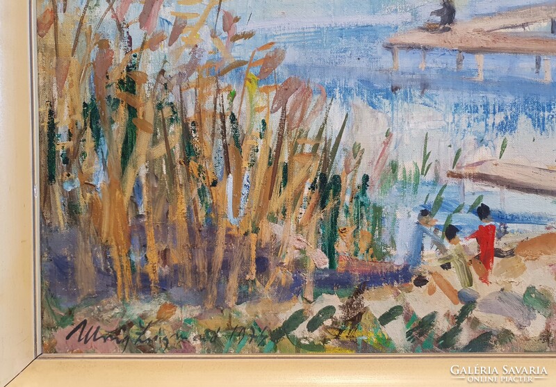 Uhrig Zsigmond 1974 / Balatoni táj