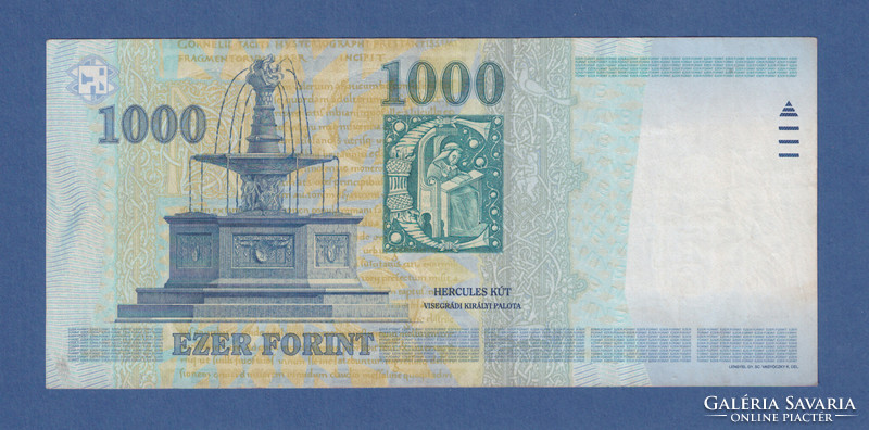 1000 Forint  1999 " DD " Ritka