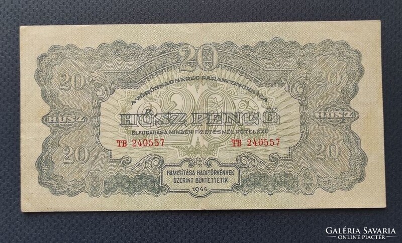 1944 20 Pengő Vörös Hadsereg