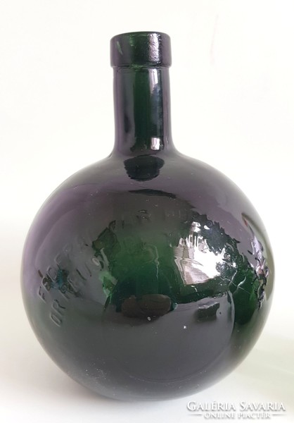 ZWACK J. és TÁRSAI Unicum Budapest üveg palack 3db+kártya+matrica