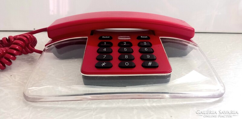 Űrkorszaki postmodern plexi design telefono ALKUDHATÓ