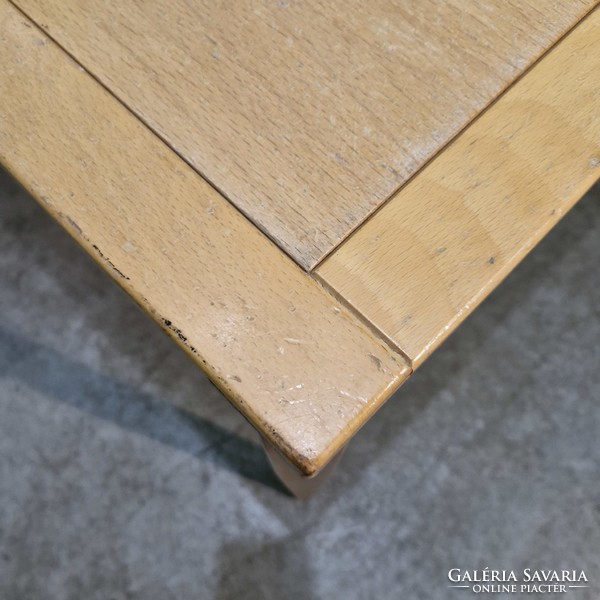 Jelzett dán lerakóasztal, dohányzóasztal plywood, hajlított