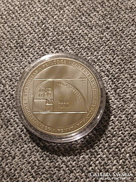 2024 "MNB 100" 3000 Ft BU verdefényes  UNC érme bontatlan, érintetlen