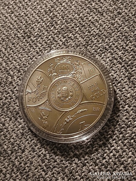 2024 "MNB 100" 3000 Ft BU verdefényes  UNC érme bontatlan, érintetlen