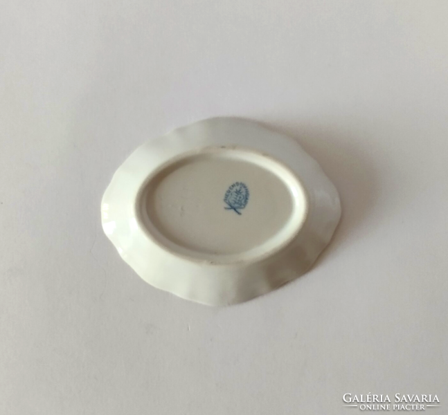 HERENDI "VIKTÓRIA" MINTÁS PORCELÁN GYŰRŰS TÁLKA