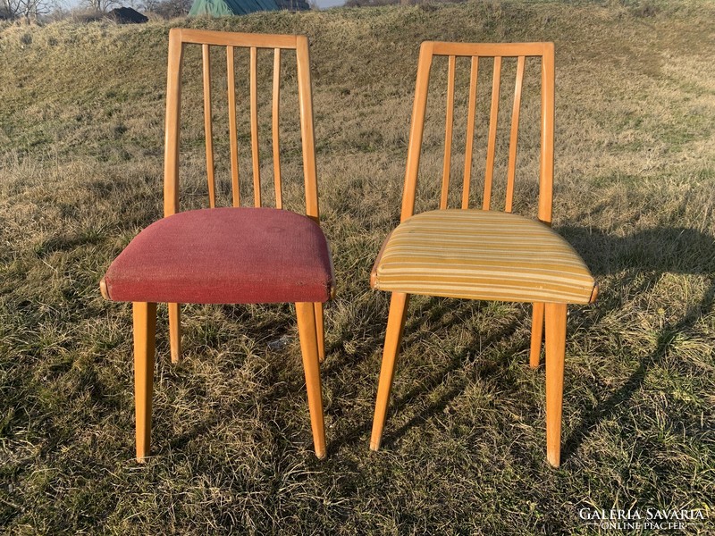 2 darab Jiri Jiroutek szék 1960  Mid-Century Dining Chair by Jiří Jiroutek for Interiér Praha, 1960s
