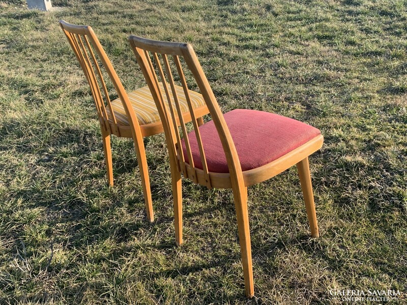 2 darab Jiri Jiroutek szék 1960  Mid-Century Dining Chair by Jiří Jiroutek for Interiér Praha, 1960s