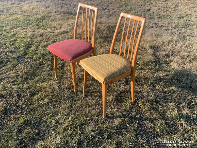 2 darab Jiri Jiroutek szék 1960  Mid-Century Dining Chair by Jiří Jiroutek for Interiér Praha, 1960s