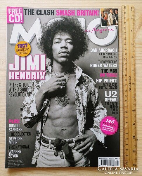Mojo 2017/8 Hendrix U2 Depeche Mode Kraftwerk Auerbach Selecter Clash Roger Waters John Misty Radioh