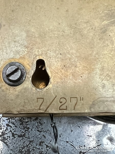 2 súlyos bécsi barokk falióra