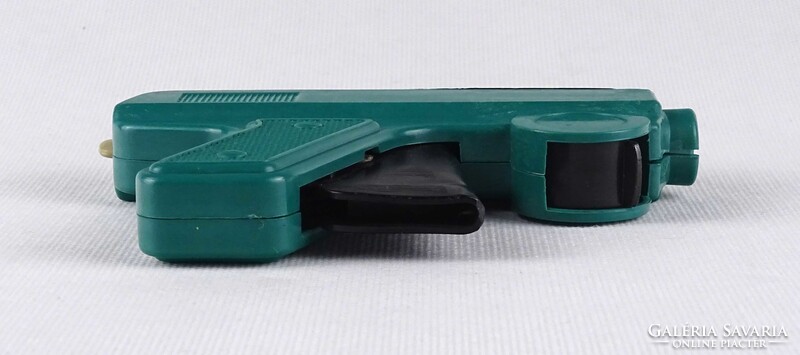 1U407 Retro régi gyerekjáték német patronos játék pisztoly eredeti dobozában