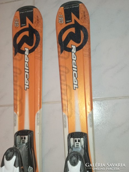 Rossignol Radical junior síléc gyári kötéssel, 130cm, carving síléc, élezett, tökéletes talprésszel