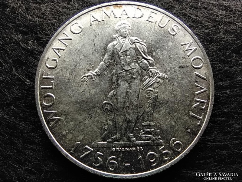 Ausztria 200 éve született Wolfgang Amadeus Mozart .800 ezüst 25 Schilling 1956