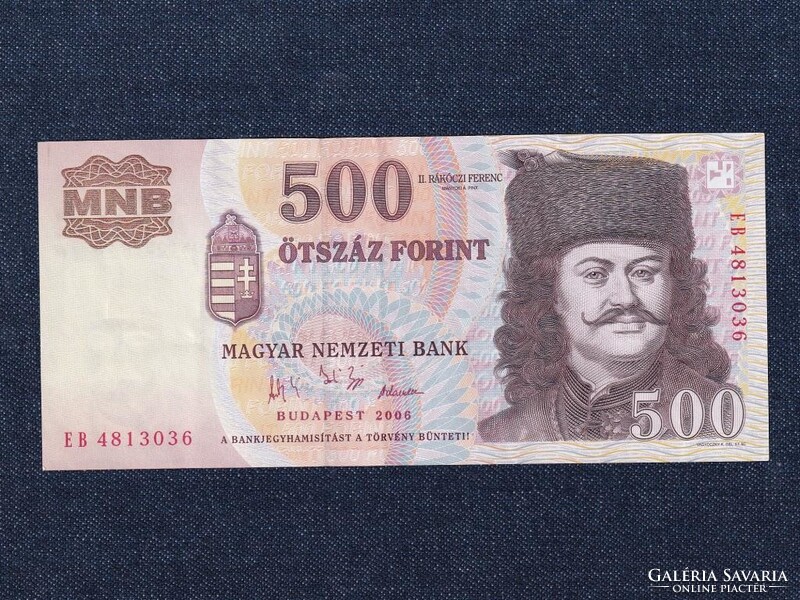 Az 1956-os forradalom emlékére 500 Forint bankjegy 2006