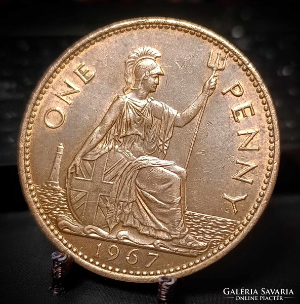 Egyesült Királyság 1 penny, 1967 B08A2