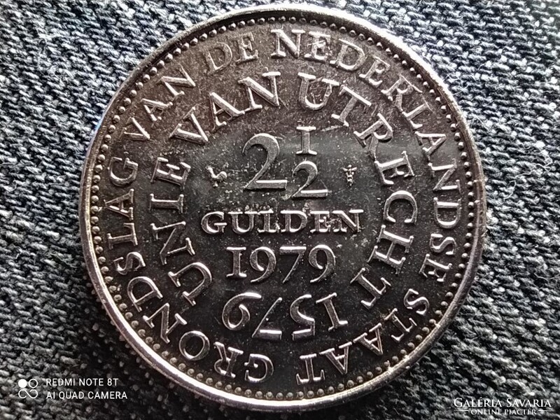 Hollandia 400 éves az Utrechti Unió 2 1/2 Gulden 1979