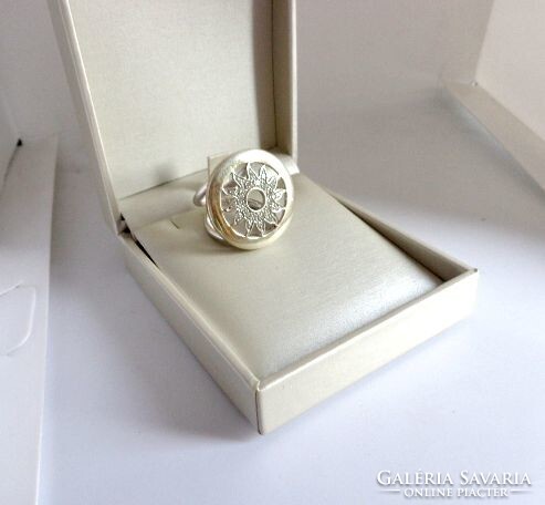 Ezüst bvlgari design gyűrű 53