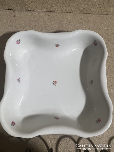 Régi Zsolnay porcelán tálaló. 3567