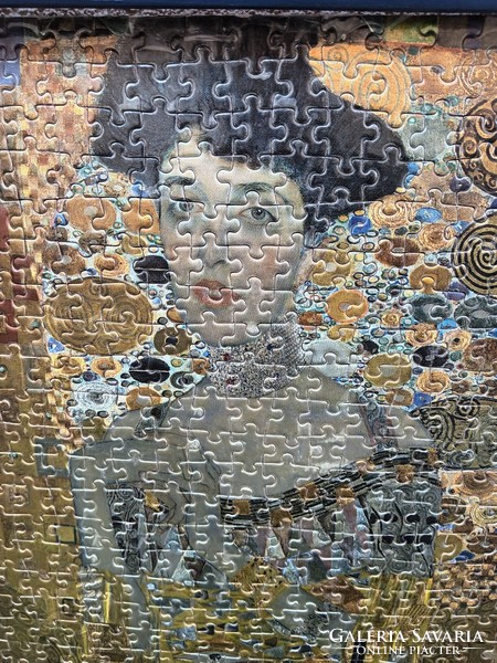 Gustav Klimt peazzle kép keretben. Alkudható.