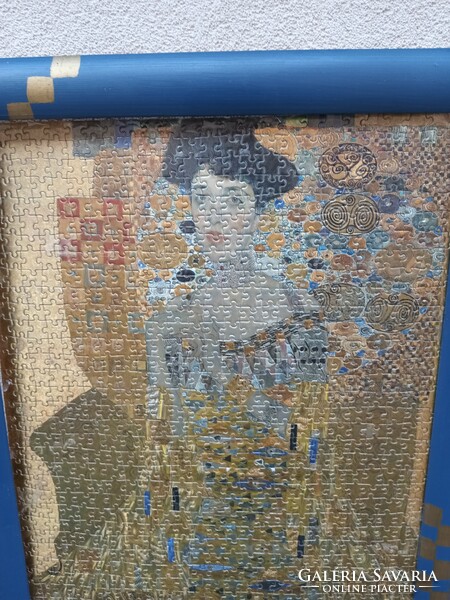 Gustav Klimt peazzle kép keretben. Alkudható.