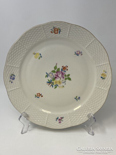 Herendi porcelán lapostányér Bouquet de Cornélia HBC mintával (25,5cm) RZ