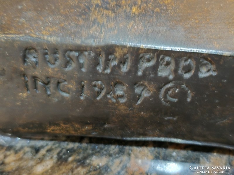 Alexander Danel Art-deco bronz nagyméretű szobor pár