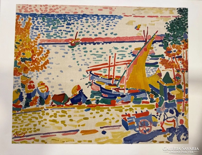 André DERAIN: Collioure kikötője