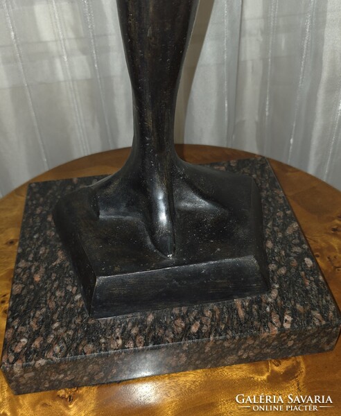 Alexander Danel Art-deco bronz nagyméretű szobor pár
