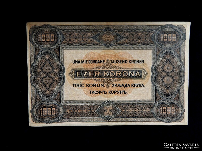 100 Korona 1920 szép állapotban, 19,3 x 12,5 cm