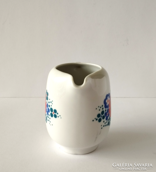 Alföldi porcelán kék-piros virágos menzamintás kis kiöntő,pótlásnak
