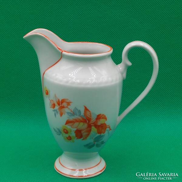 Ritka antik gyűjtői Zsolnay  Iris Porcelán ( Kolozsvár) szecessziós  porcelán  kiöntő az 1940-es éve