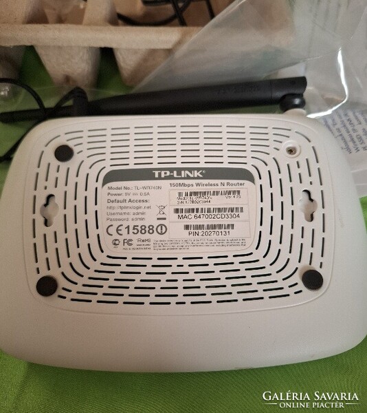 TP-Link TL-WR740N Router, wireless N Router, hibátlan,  dobozával,  használati útmutatóval