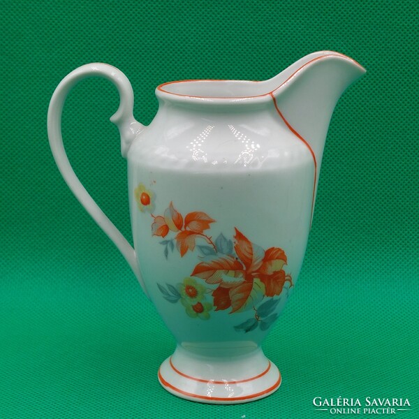 Ritka antik gyűjtői Zsolnay  Iris Porcelán ( Kolozsvár) szecessziós  porcelán  kiöntő az 1940-es éve
