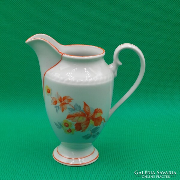 Ritka antik gyűjtői Zsolnay  Iris Porcelán ( Kolozsvár) szecessziós  porcelán  kiöntő az 1940-es éve