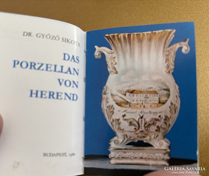 Herendi Mini könyv,német!