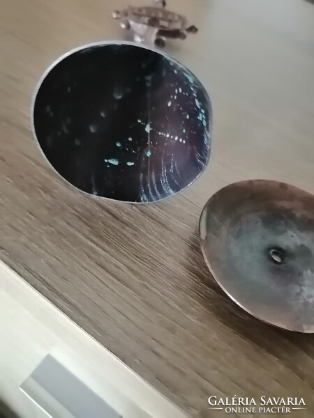 Bronz gyertyartó Iparművészeti Muharos Lajos?
