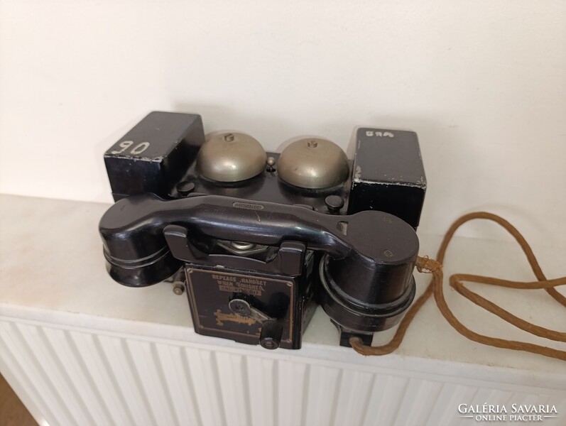 Antik katonai telefon angol készülék militari London 612 1546