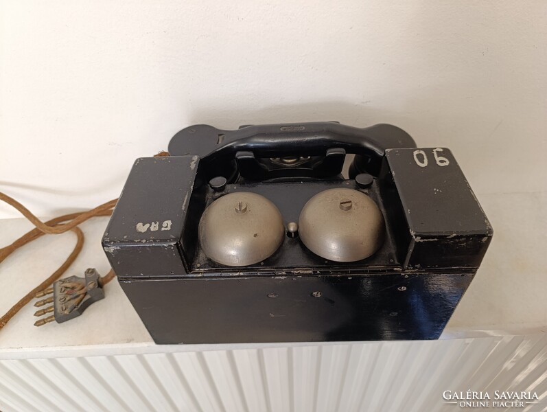 Antik katonai telefon angol készülék militari London 612 1546