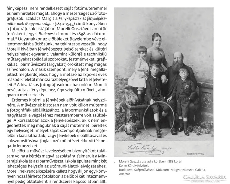 Morelli Gusztáv. Erdötörvény Stróbl Alajos szobra 1893 / Fotó