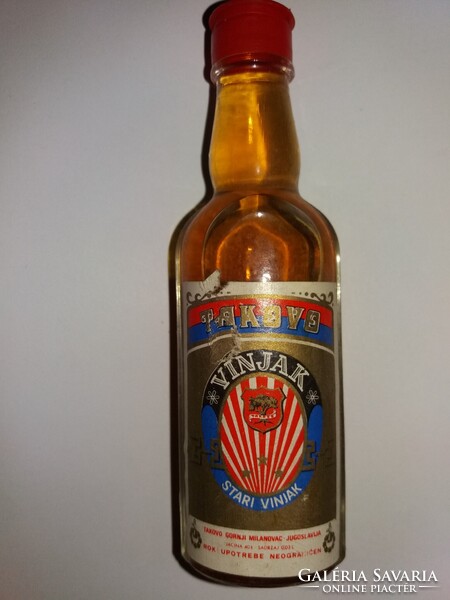Retro YUGOSZLÁV - TAKOVÓ - MINIBÁR italosgyújtemény szeszes ital válogatás a képek szerint 2.