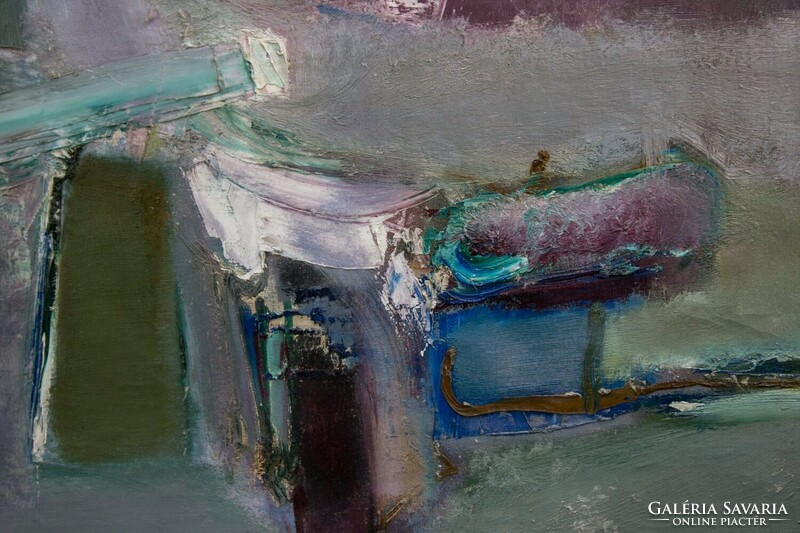 Csavlek András (1942 - ): Tisza 1970, 100x150cm  - 03525