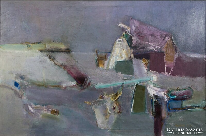 Csavlek András (1942 - ): Tisza 1970, 100x150cm  - 03525