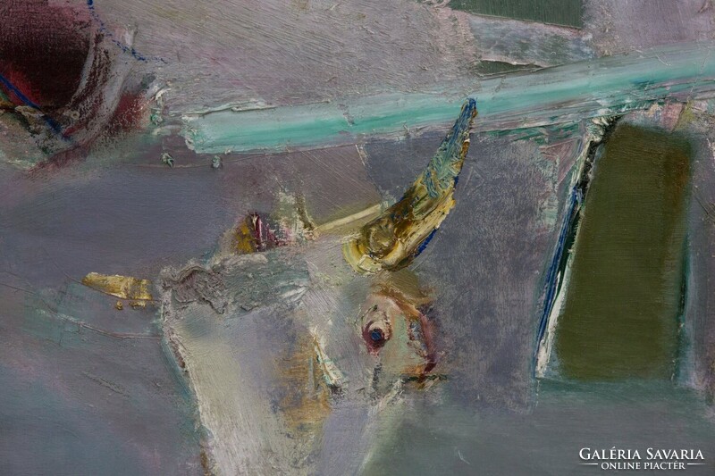 Csavlek András (1942 - ): Tisza 1970, 100x150cm  - 03525