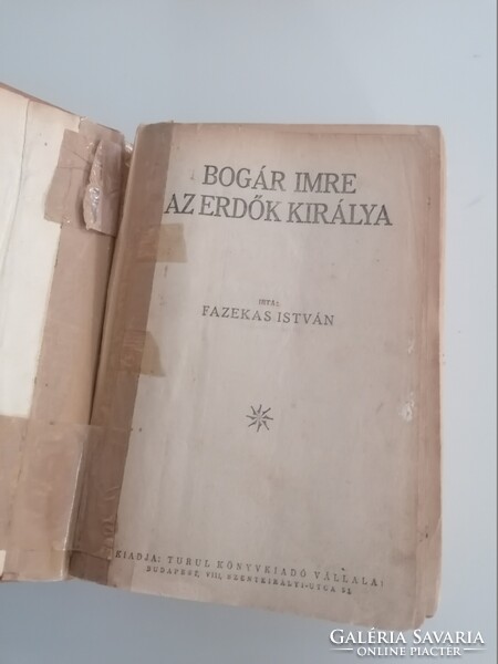 Fazekas István: Bogár Imre az erdők királya 1928