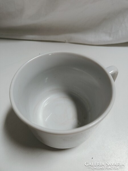 Zsolnay nagy méretű sárga rózsás porcelán bögre