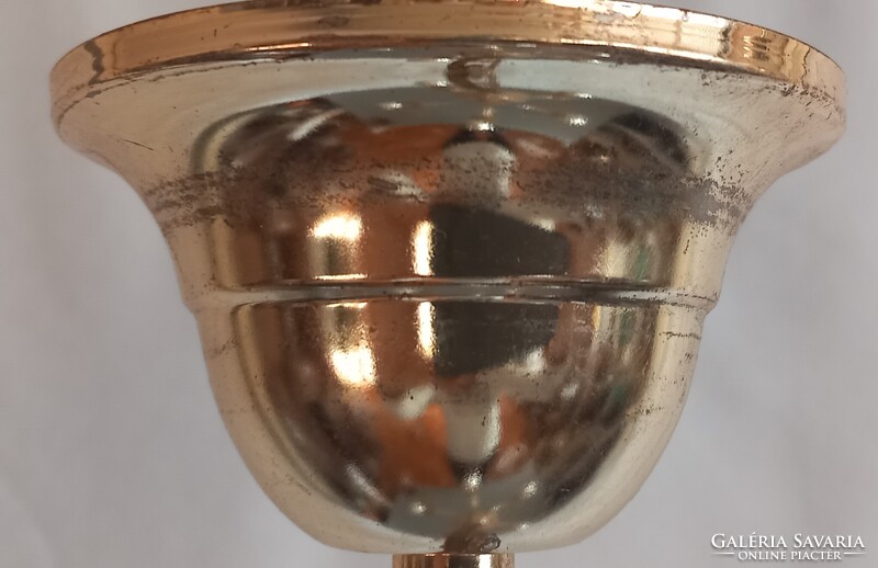 Kolarz réz- króm mennyezeti lámpa ALKUDHATÓ  Hollywood regency