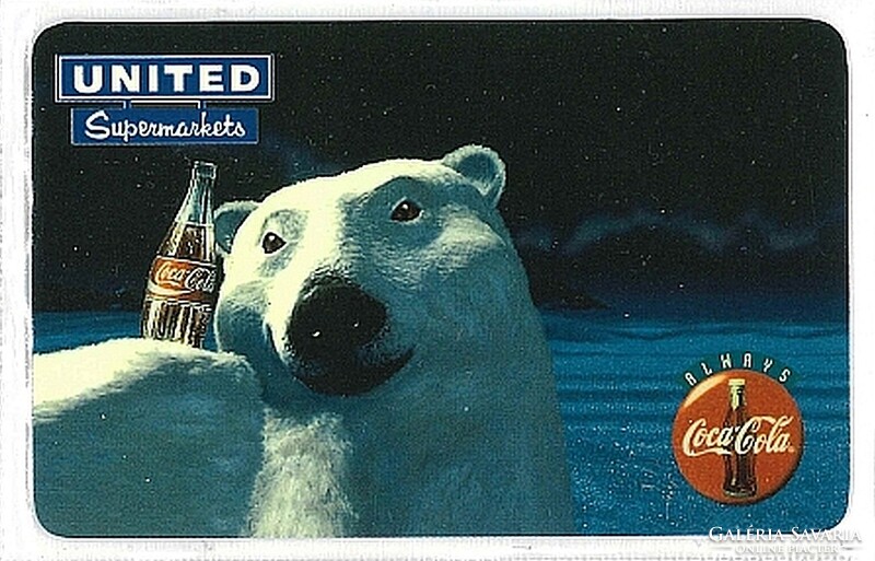 2 db USA Coca-Cola UNITED 1995 speciális RETRO telefonkártya, Ritka