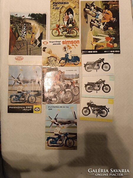 Motor katalógusok Pannónia,Jawa, Simson, MZ