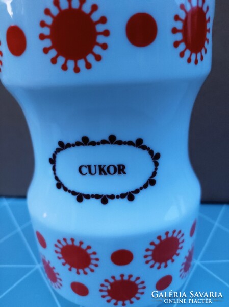 Alföldi napocskás centrum varia porcelán - nagy cukortartó