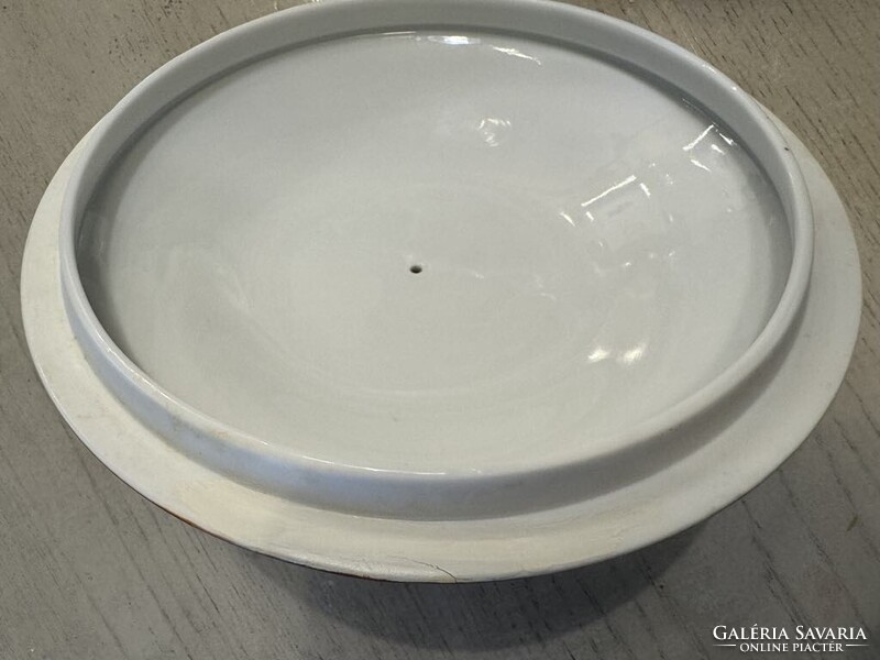 Ó-Herendi Viktória Királynő mintás rokályos étkészlet az 1900-as évek elejéről!Ritkán fellelhető!